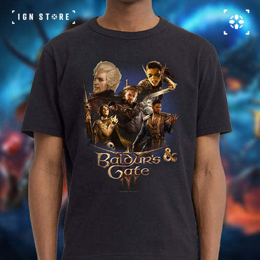 Baldur's Gate 3 - Baldur's Squad Collage - T-Shirt