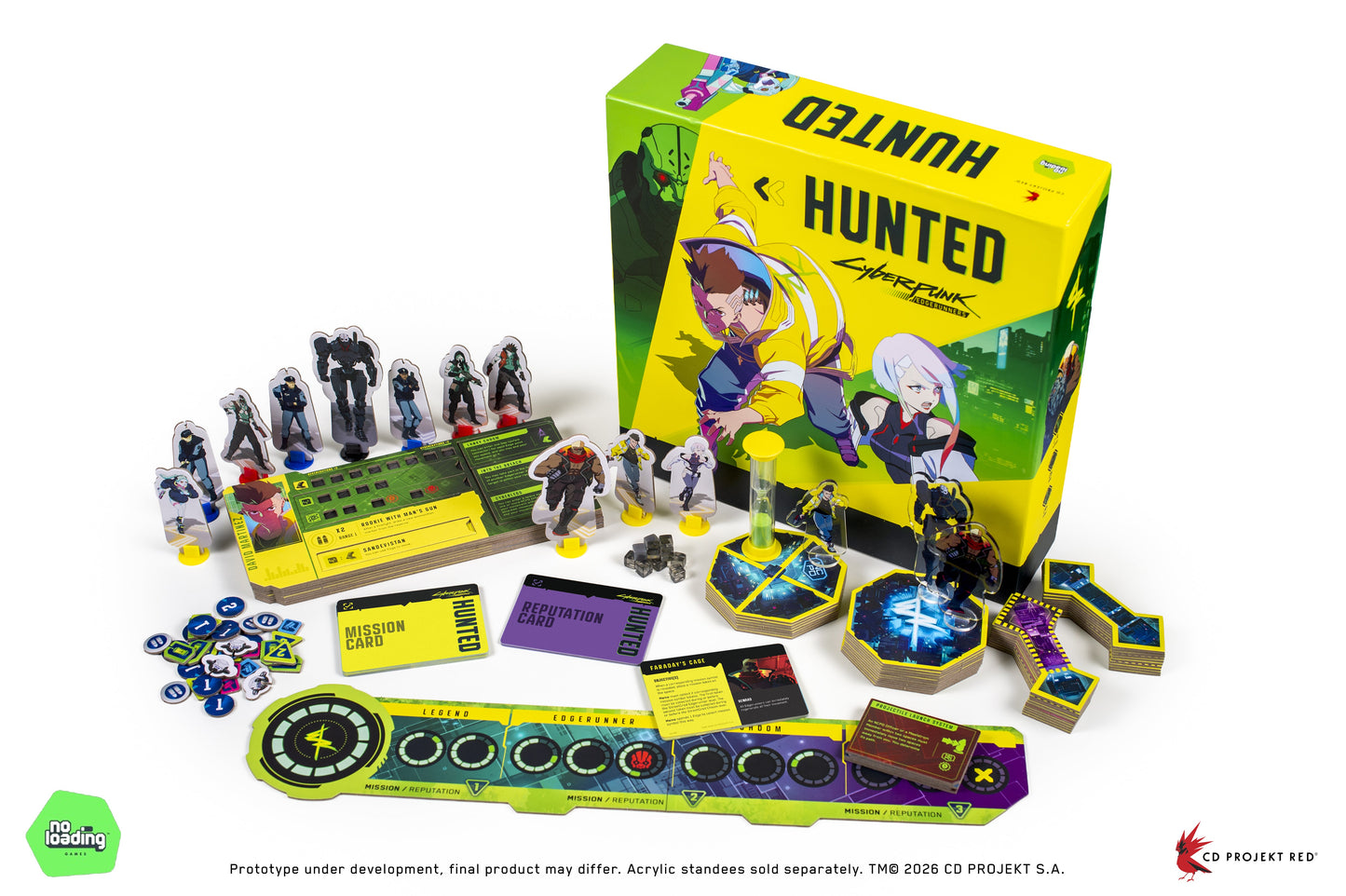 Cyberpunk Edgerunners - Gejagt - Brettspiel