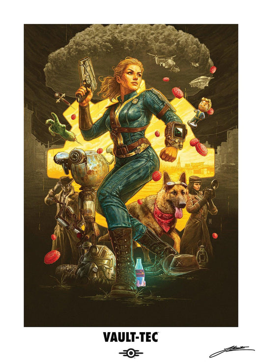 Fallout 4 - Für The Commonwealth Limited Vault-Tec Edition - Print - 22x30.5