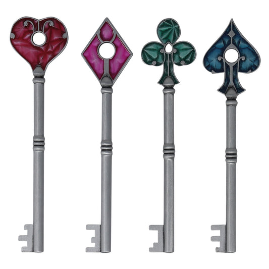 Resident Evil 2 - Set of Card Suit Keys - US-Variante