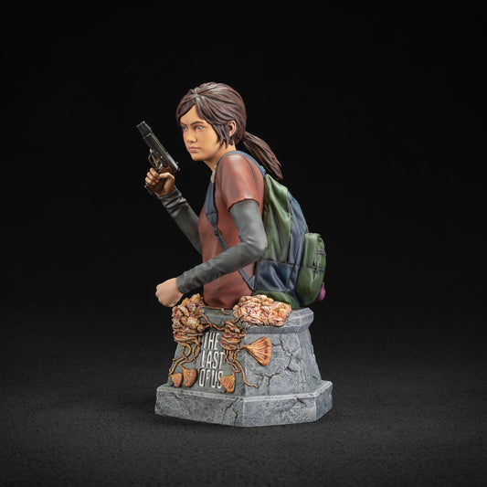 The Last of Us - Ellie mit Handfeuerwaffe - Statue