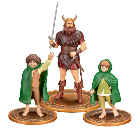 Der Herr der Ringe - Merry Pippin und Boromir PVC Figure - Statue Set