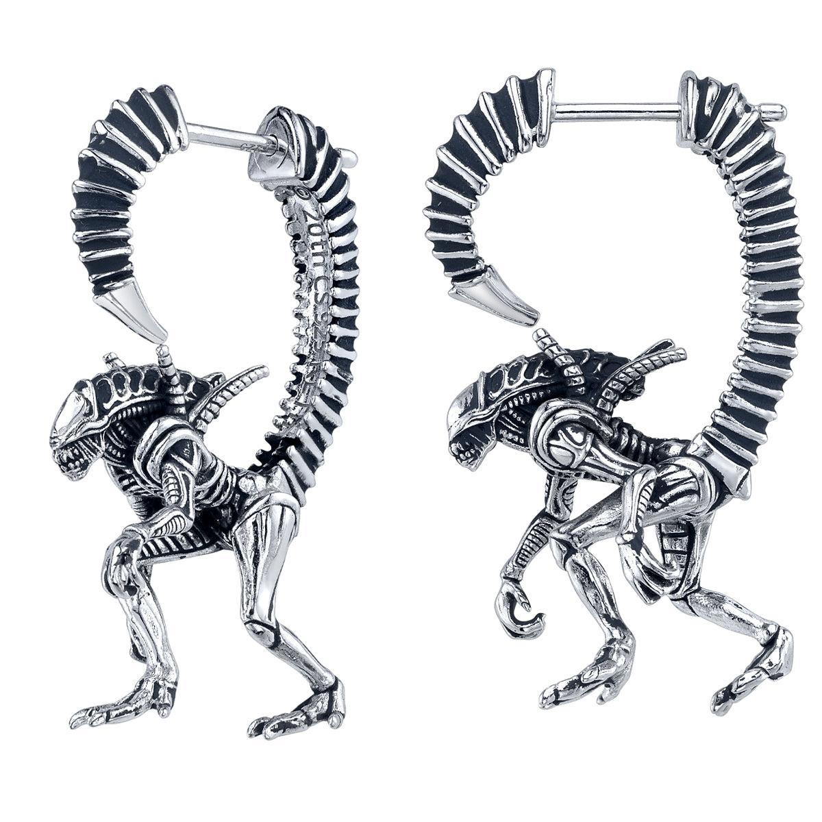 Alien X RockLove ALIEN Xenomorph Hoop Ohrringe