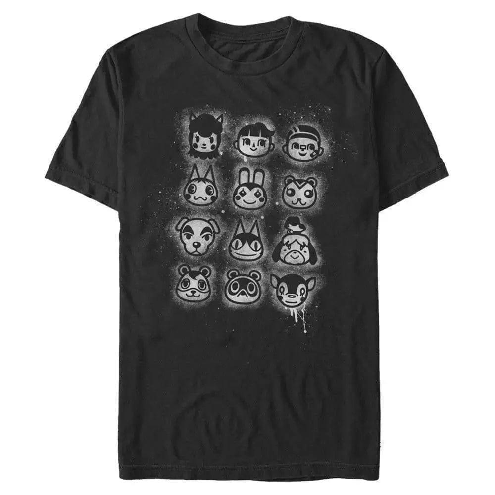 Animal Crossing - Dorfbewohner Schablone - T-Shirt