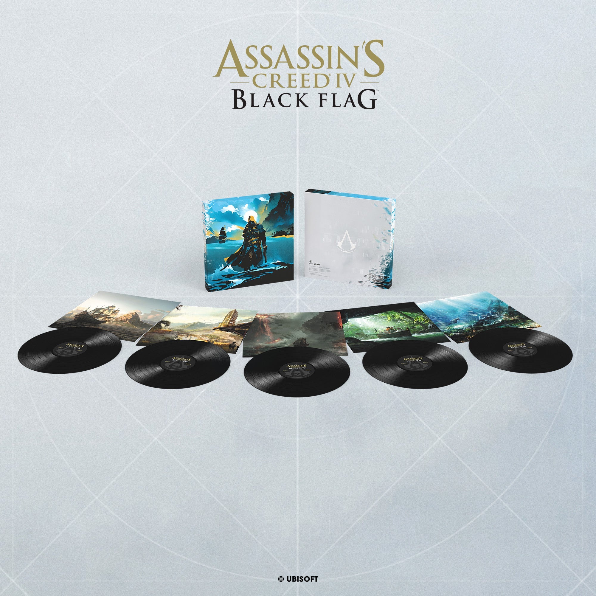 Assassins Creed IV - Schwarz Flag Original Soundtrack Box Set - 5LP Vinyl