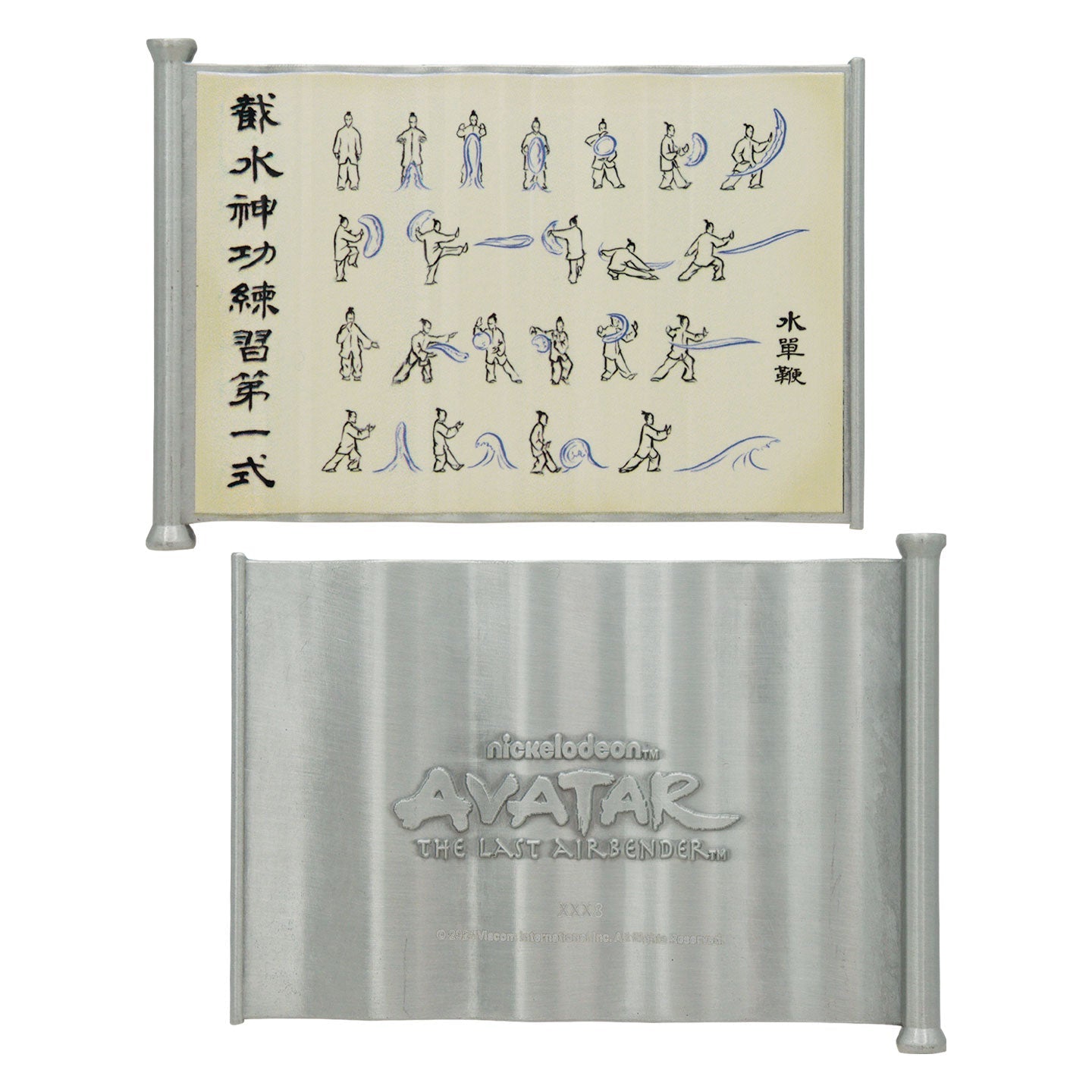 Avatar The Last Airbender - Waterbending Scroll Metal - Nachbildung