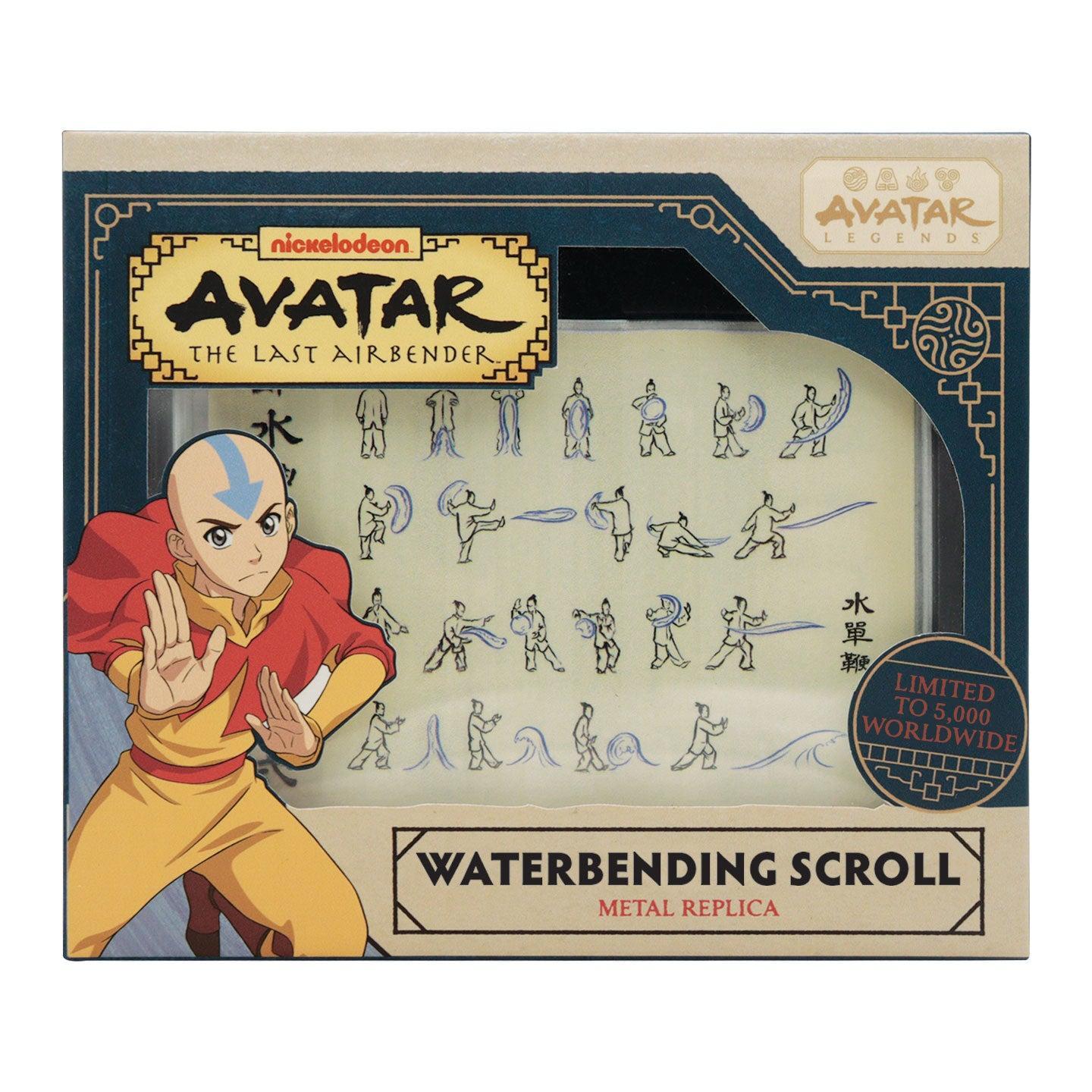 Avatar The Last Airbender - Waterbending Scroll Metal - Nachbildung