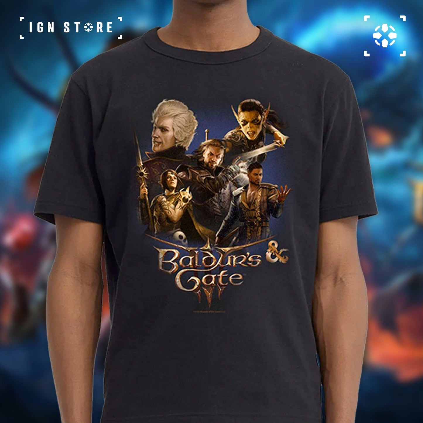 Baldur's Gate 3 - Baldur's Squad Collage - T-Shirt