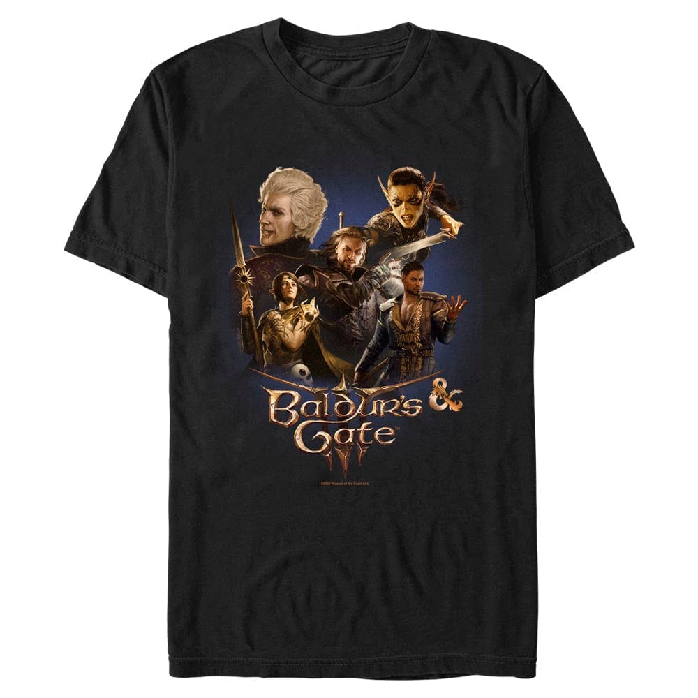Baldur's Gate 3 - Baldur's Squad Collage - T-Shirt