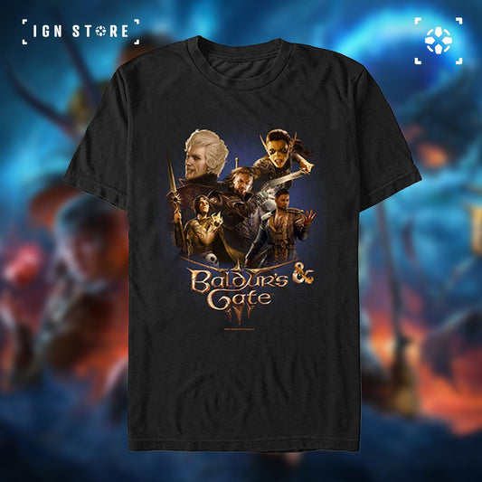 Baldur's Gate 3 - Baldur's Squad Collage - T-Shirt