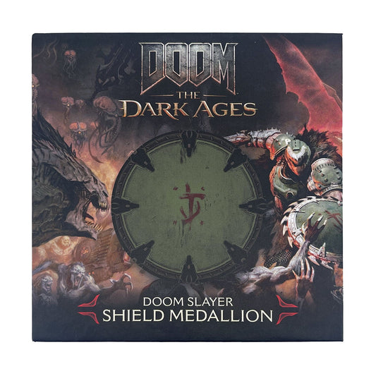 DOOM The Dark Ages - Shield Saw - Medallion und Kunstkarte