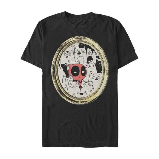 Deadpool – Cats Rule Everything Around Me – auf T-Shirt