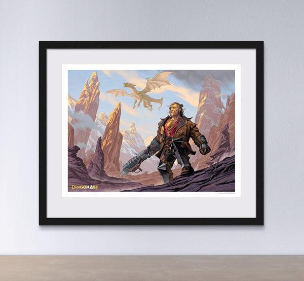 Dragon Age - Varric Fine Art - Druck