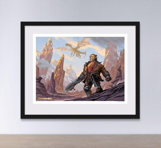 Dragon Age - Varric Fine Art - Druck