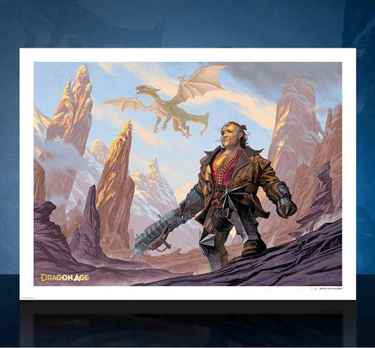 Dragon Age - Varric Fine Art - Druck