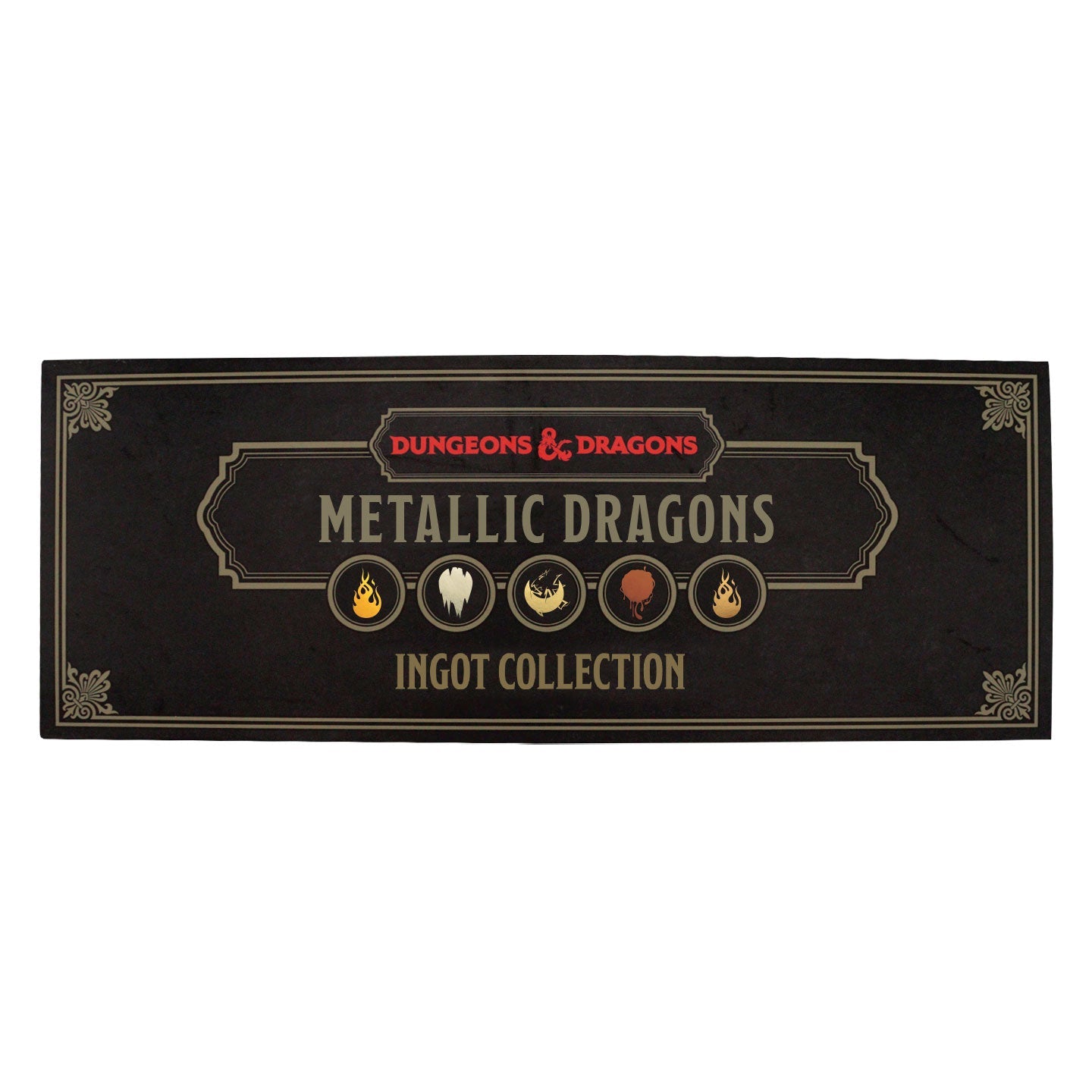 Dungeons and Dragons - Metallic Dragons 5 Stück - Barrenset