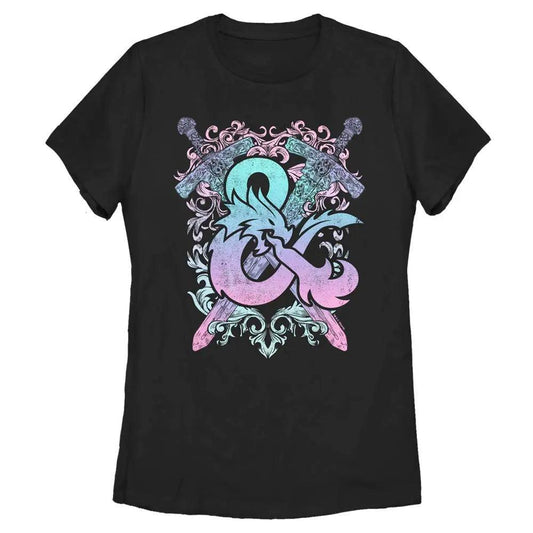 Dungeons and Dragons - Pastell-Logo - T-Shirt