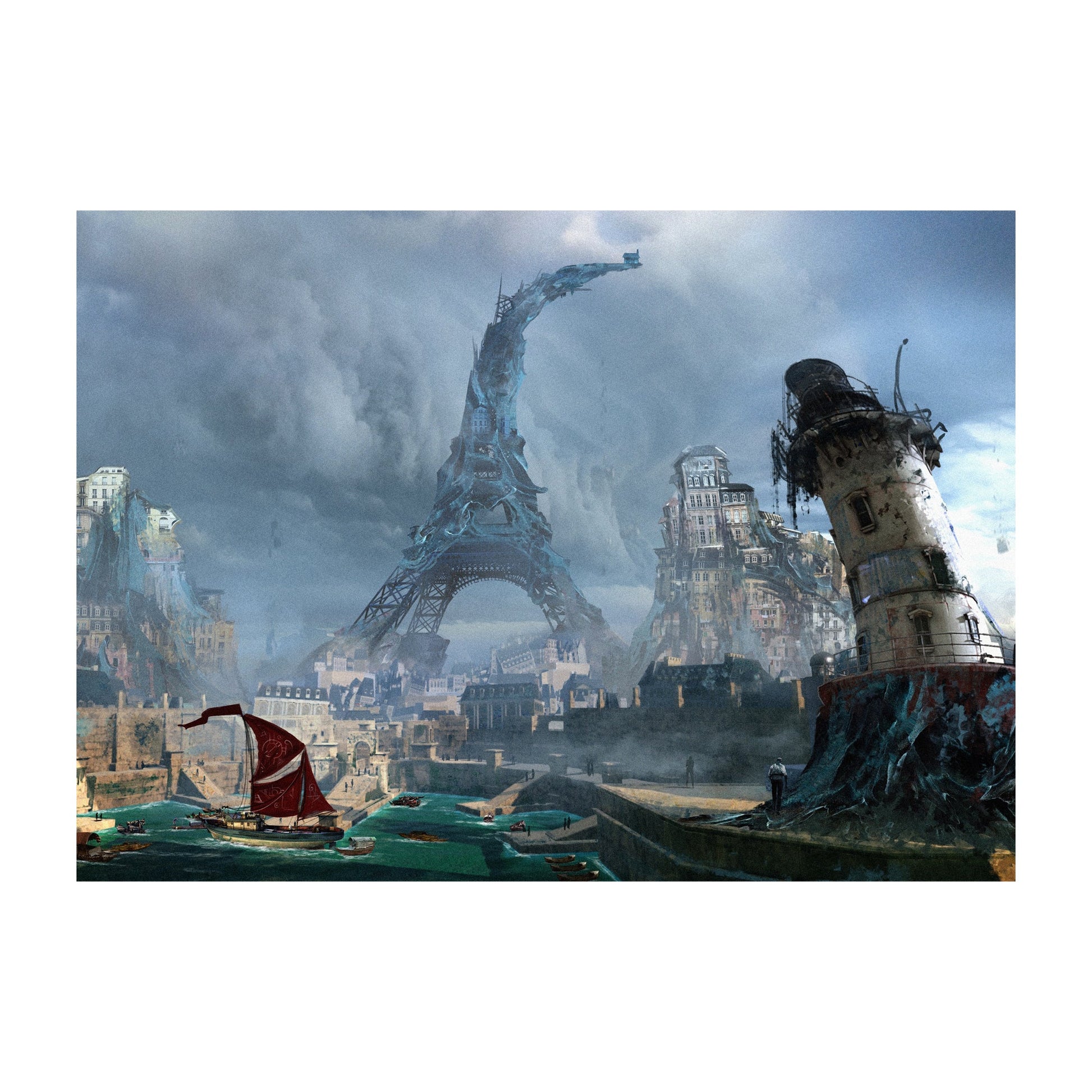 Expedition 33 - Lumiere City A - Print - 12x16