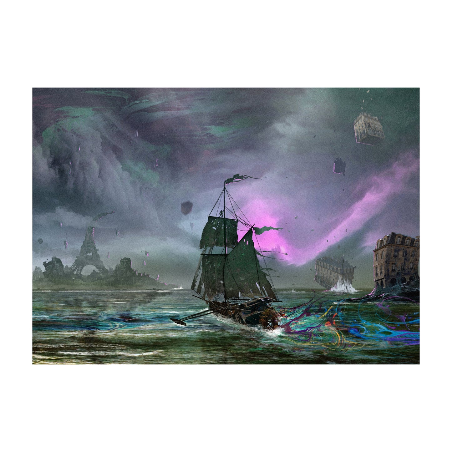 Expedition 33 - Lumiere City B - Print - 12x16