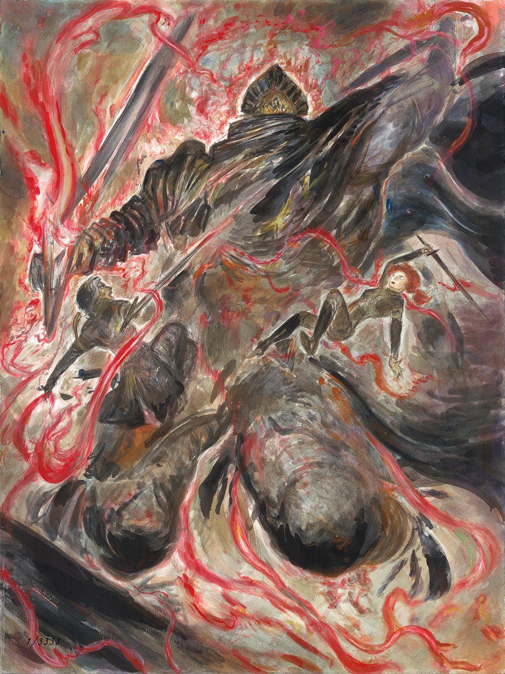 Expedition 33 - The Painted Duel Expeditioner Edition - Druck - 18x24
