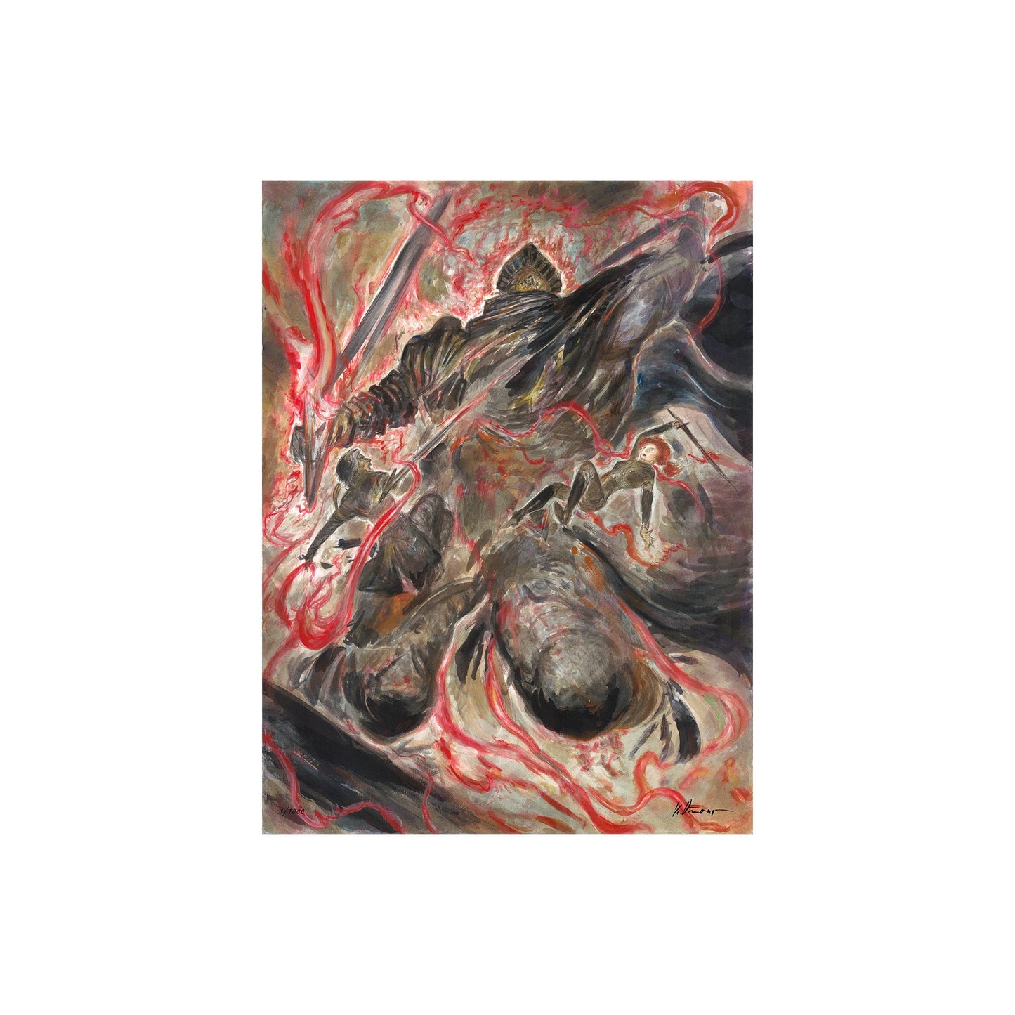 Expedition 33 - The Painted Duel Lumiere Edition - Druck - 24x32