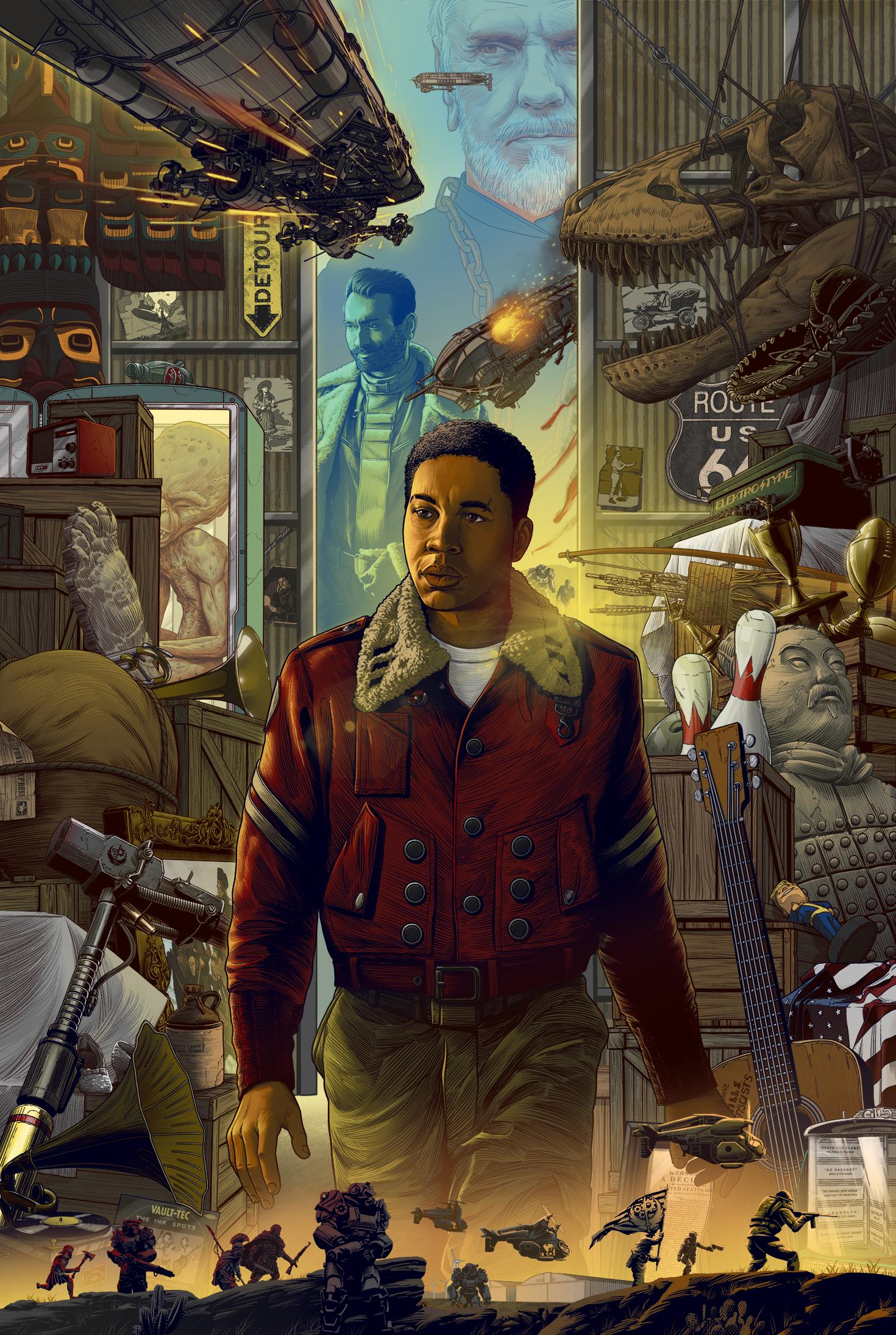 Fallout - Area 51 Limited-Edition - Print - 16x24