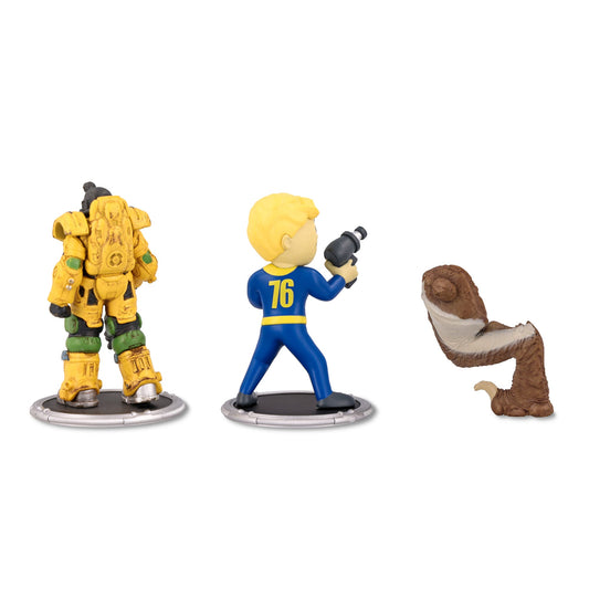 Fallout - Ausbagger und Gun Vault Boy - Mini-Figuren
