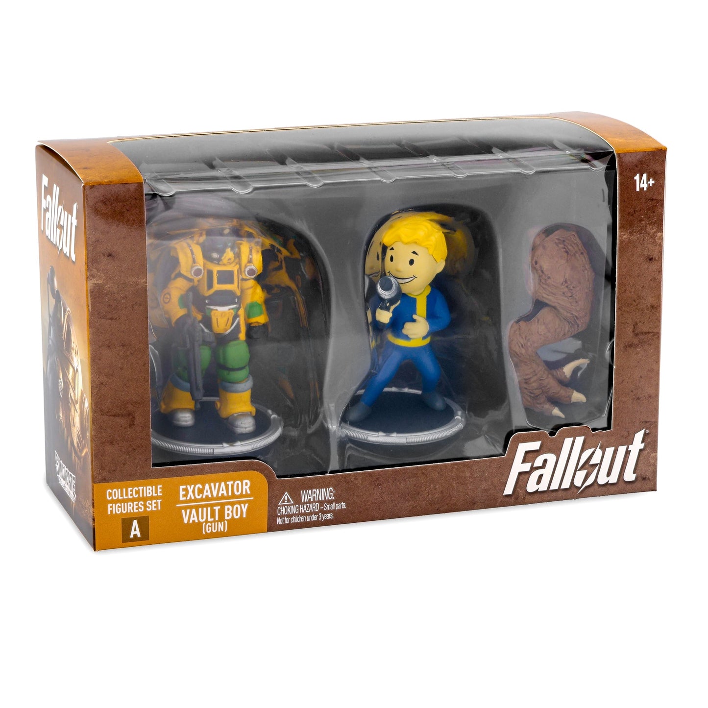Fallout - Ausbagger und Gun Vault Boy - Mini-Figuren