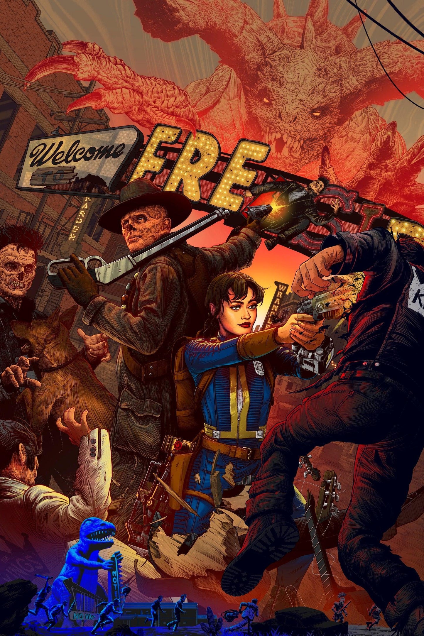 Fallout - Freeside Limited-Edition - Print - 16x24