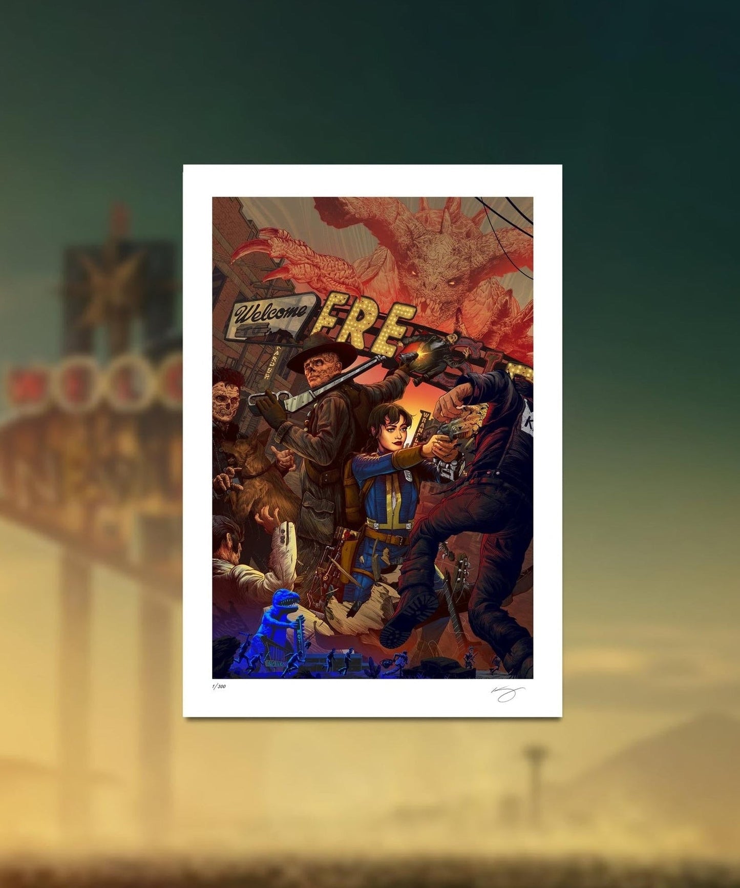 Fallout - Freeside Limited-Edition - Print - 16x24