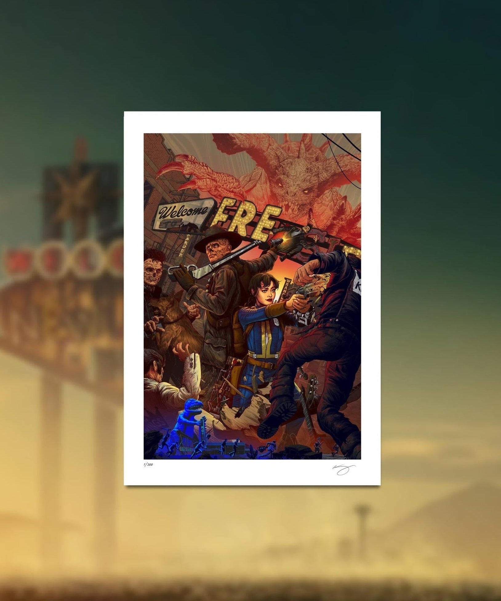Fallout - Freeside Limited-Edition - Print - 16x24