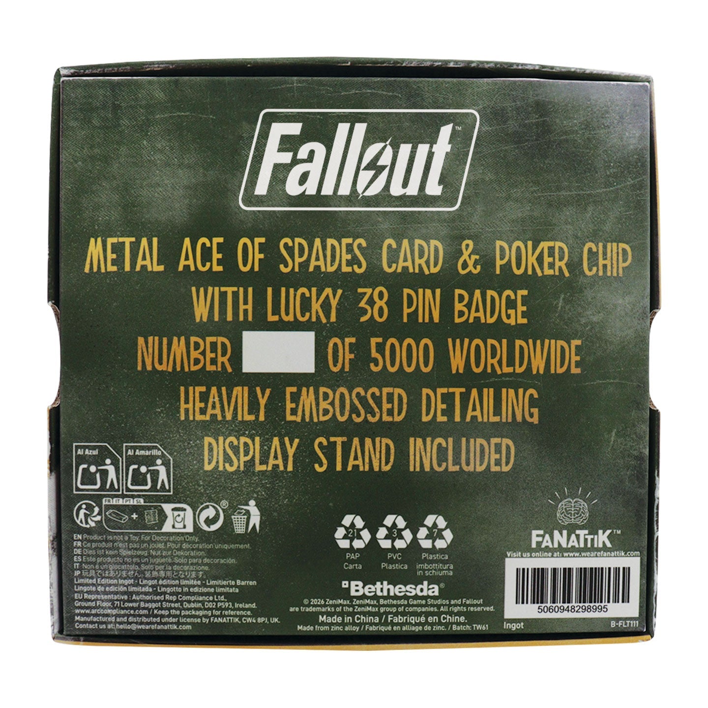 Fallout New Vegas - Lucky 38 Imitation Gold - Casino Set