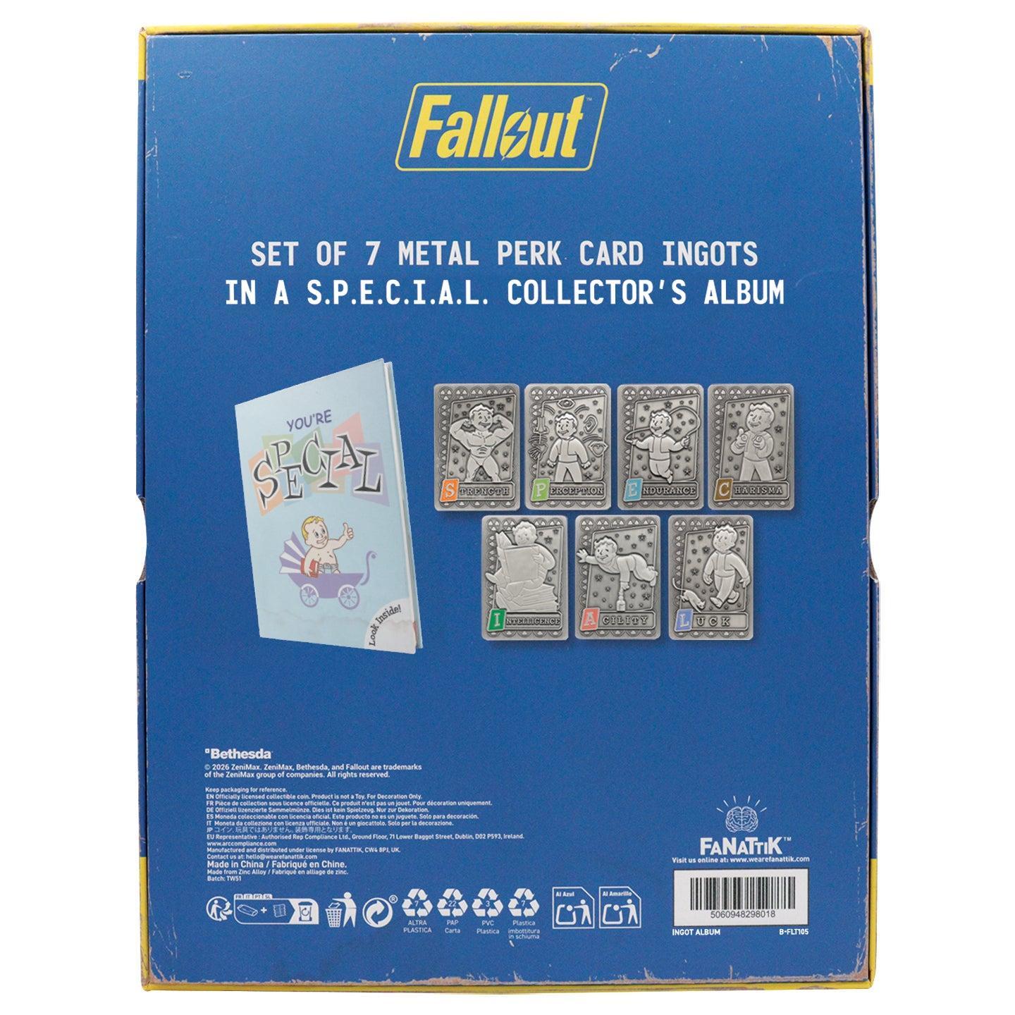 Fallout - S.P.E.C.I.A.L. Perk Card Collectors Album - Ingot Set