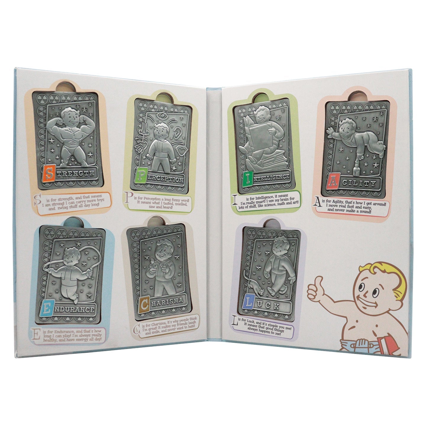 Fallout - S.P.E.C.I.A.L. Perk Card Collectors Album - Ingot Set
