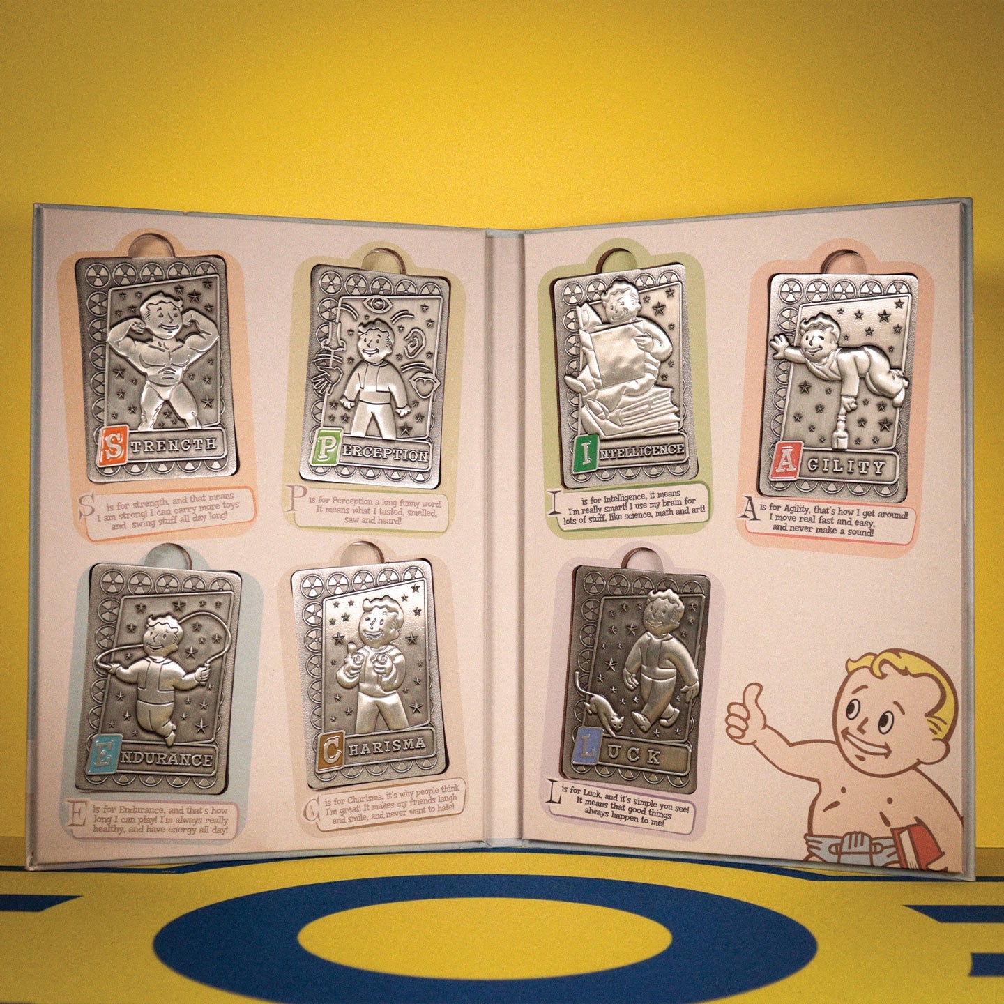 Fallout - S.P.E.C.I.A.L. Perk Card Collectors Album - Ingot Set