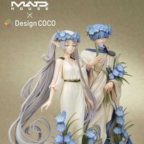 Frieren Beyond Journeys End - Friren und Himmell Art Nouveau Style 1-7 - Statue - 2er Set