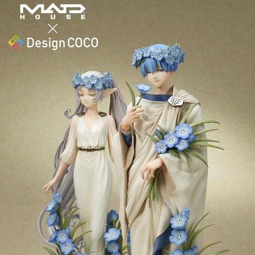 Frieren Beyond Journeys End - Friren und Himmell Art Nouveau Style 1-7 - Statue - 2er Set