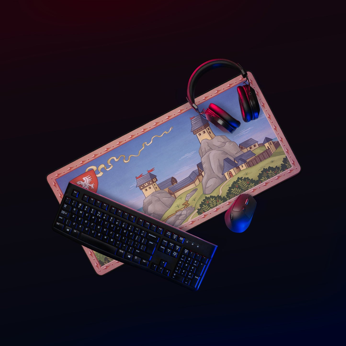 Kingdom Come Deliverance II - Trosky - Gaming Mouse Pad