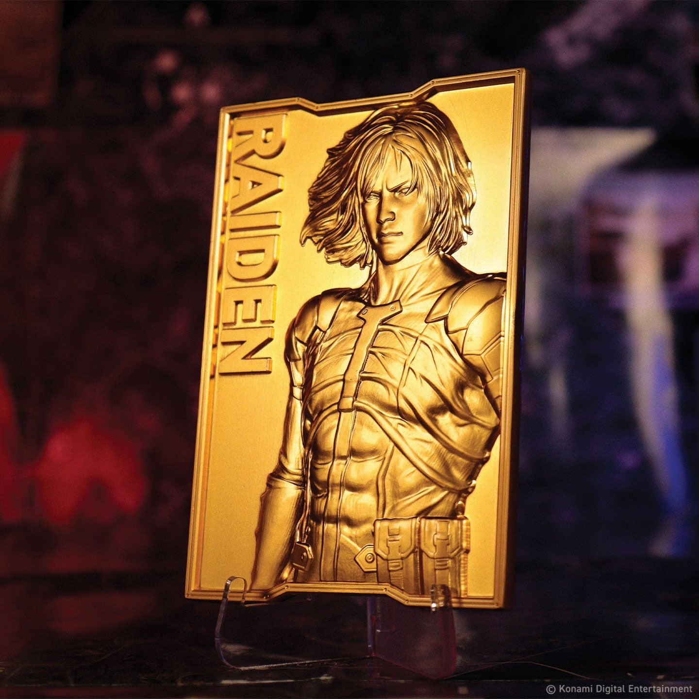 Metal Gear Solid 2 - 24k Goldplattierter Raiden - Barren