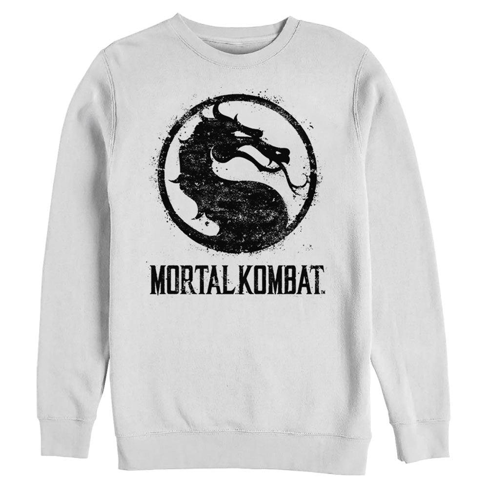 Mortal Kombat — Splatter Logo — Rundhalspullover Sweatshirt