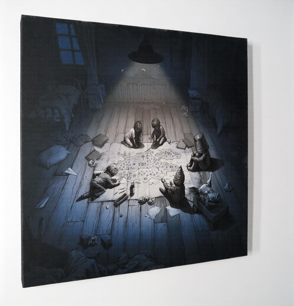 Reanimal - Vor der Flut - Limited-Edition Canvas - Print - 20x20