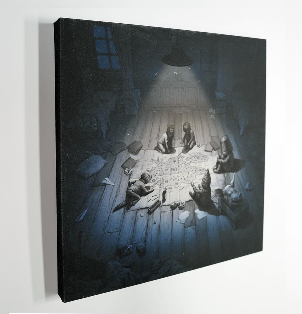 Reanimal - Vor der Flut - Limited-Edition Canvas - Print - 20x20