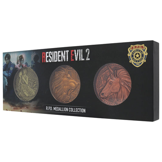 Resident Evil 2 - 3er-Set Medaillons - US-Variante