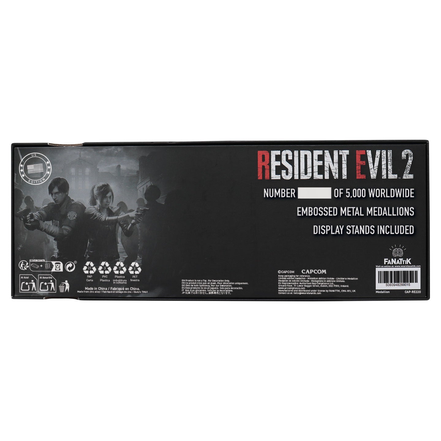 Resident Evil 2 - 3er-Set Medaillons - US-Variante