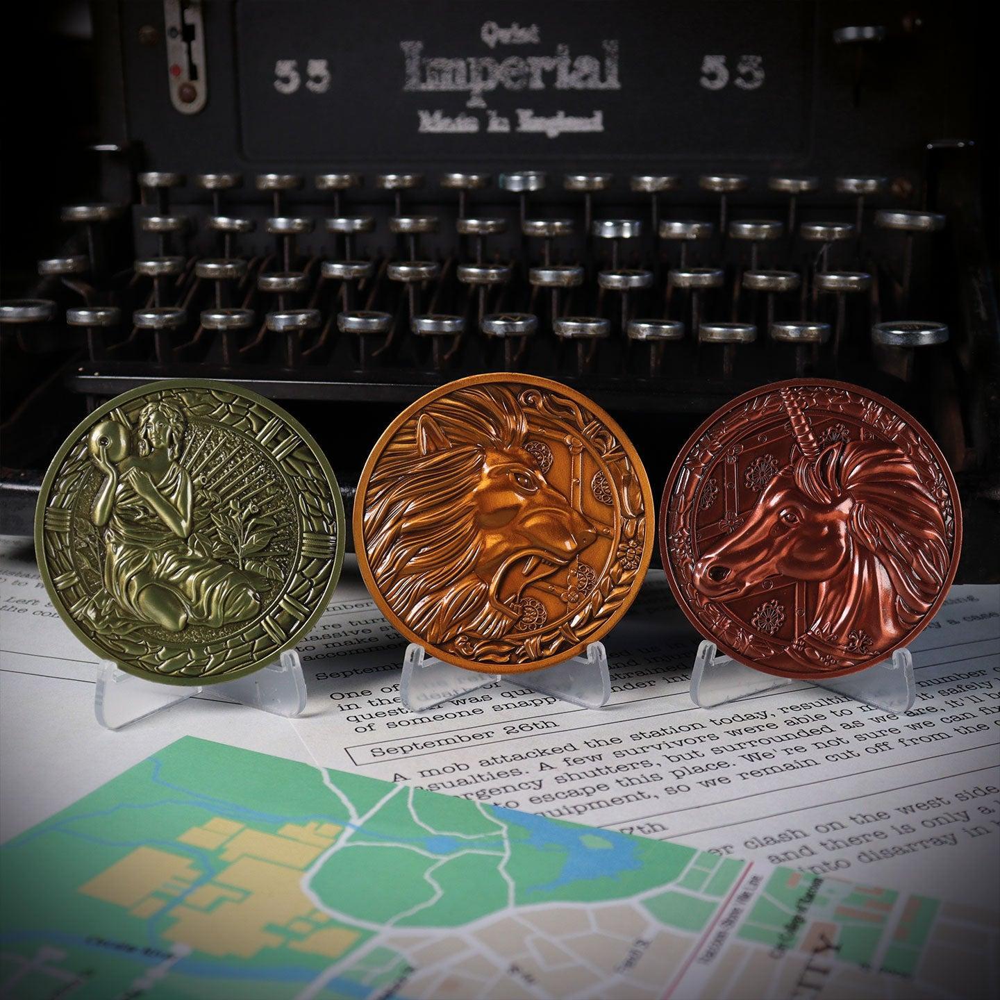 Resident Evil 2 - 3er-Set Medaillons - US-Variante