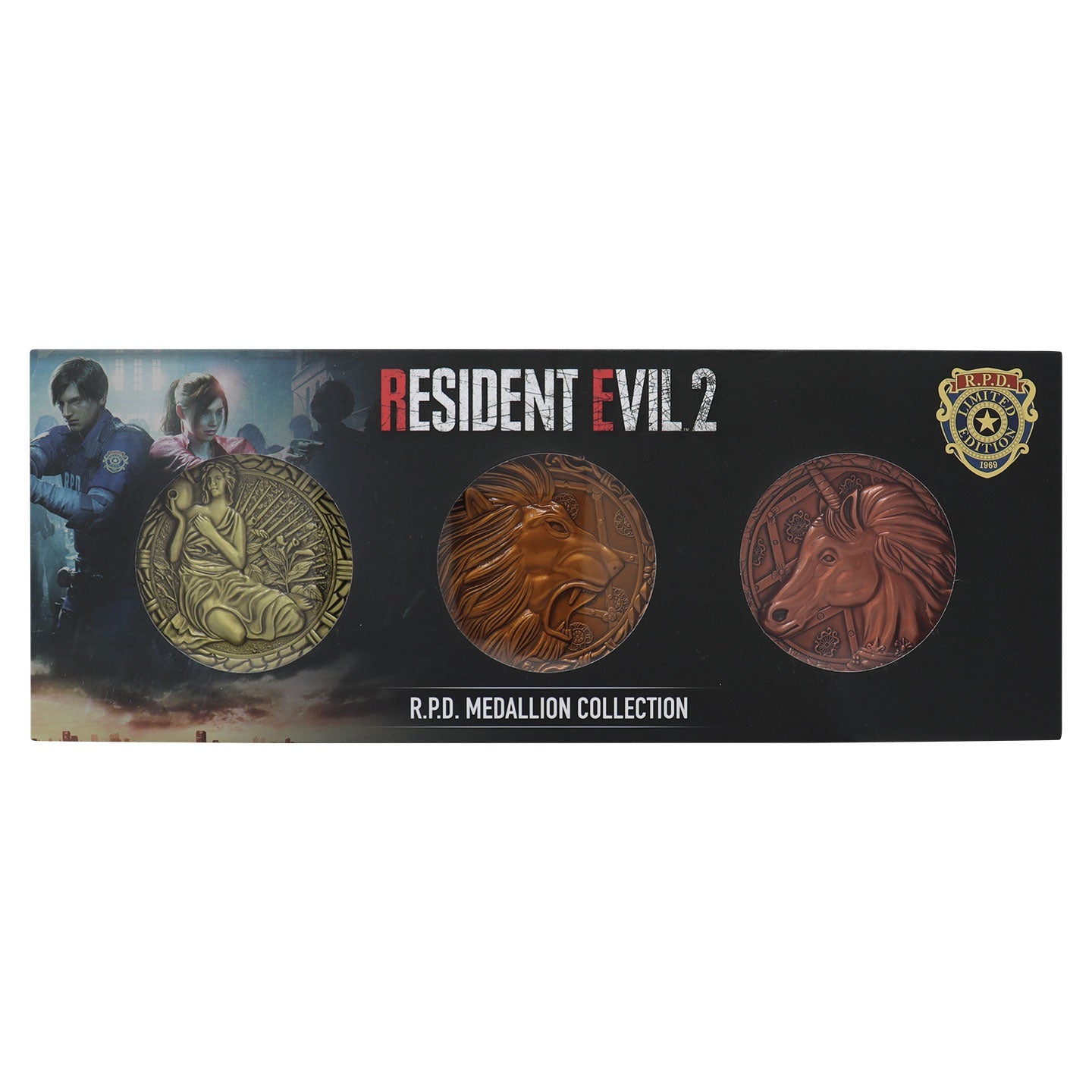 Resident Evil 2 - 3er-Set Medaillons - US-Variante