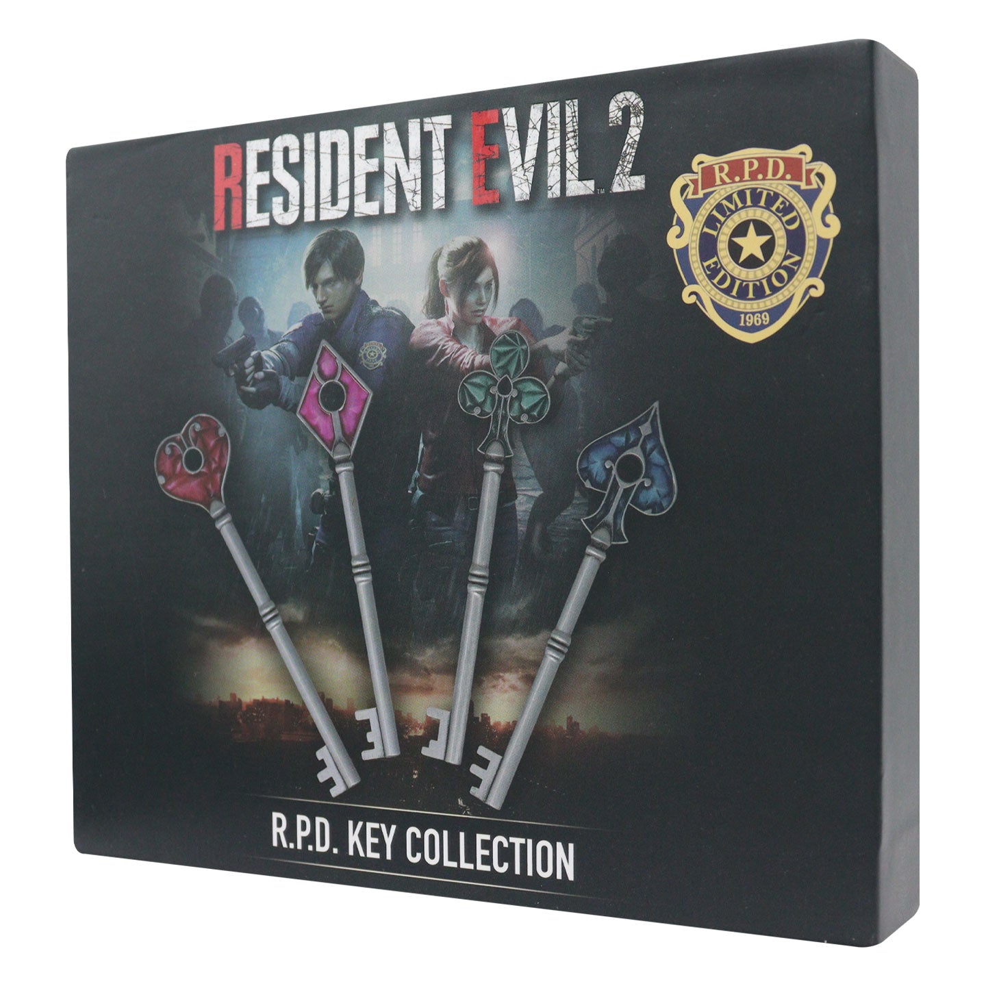 Resident Evil 2 - Set of Card Suit Keys - US-Variante