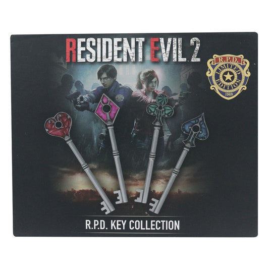 Resident Evil 2 - Set of Card Suit Keys - US-Variante