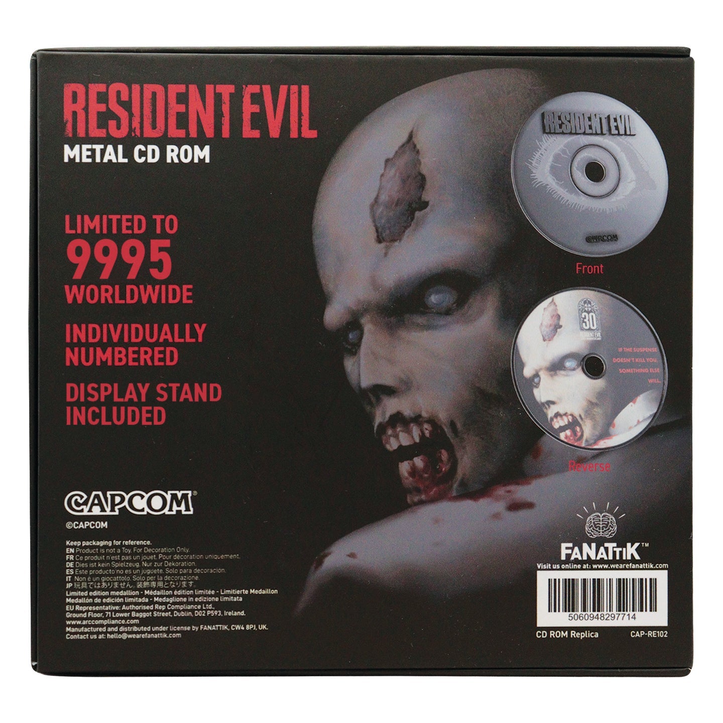 Resident Evil - 30th Anniversary Limitierte Auflage CD-ROM - Replica