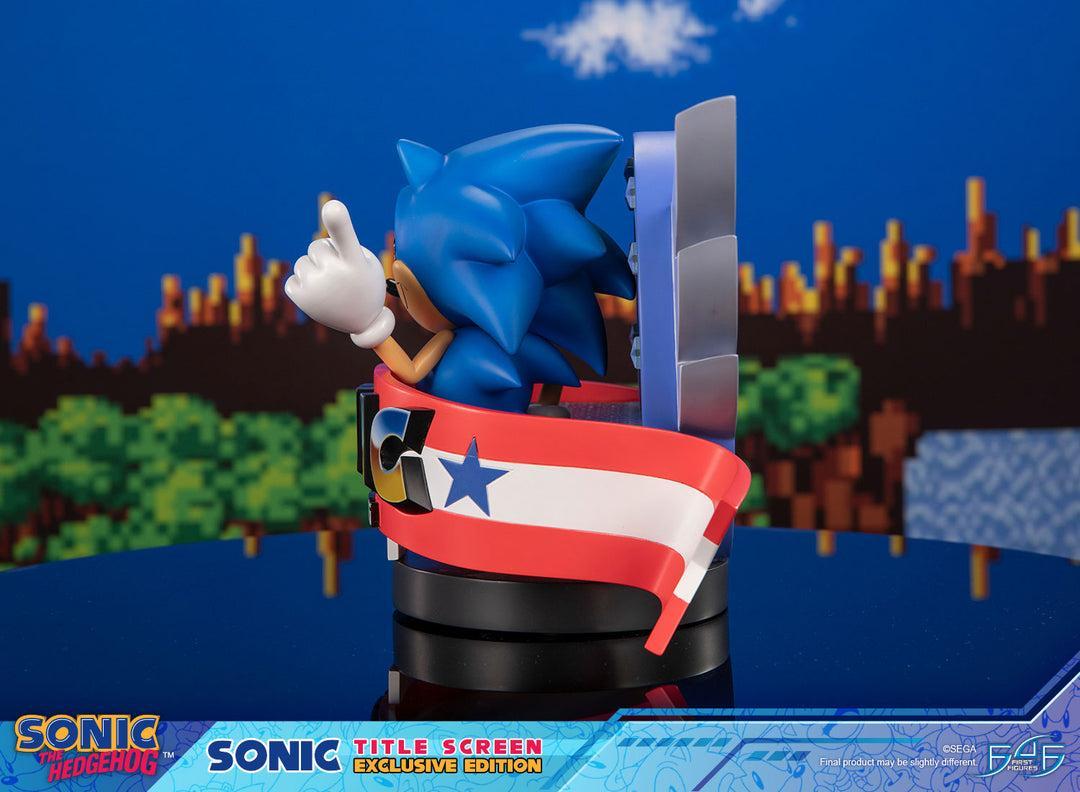 Sonic - Sonic Titel Screen Exklusive Edition - Statue